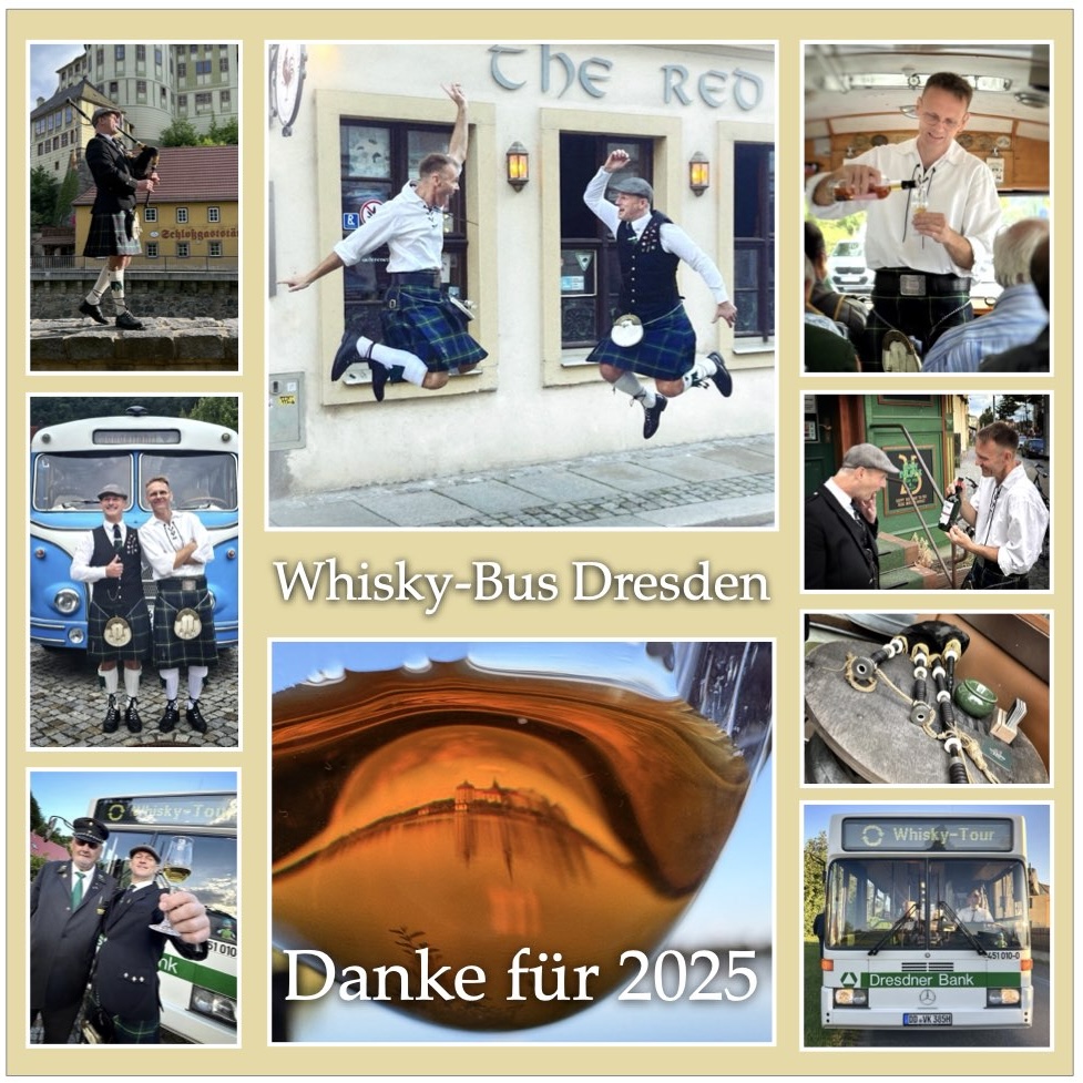 Whiskybus Dresden sagt Danke für ein schönes Jahr 2025